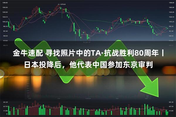 金牛速配 寻找照片中的TA·抗战胜利80周年丨日本投降后，他代表中国参加东京审判